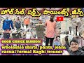 Hyderabad wholesale satin cotton printed shirts pants jeans casual formal legra pants