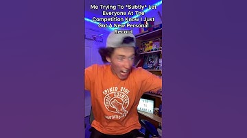 When You Want Everyone To Know You Got A New Best On The Rubik’s Cube… #shorts