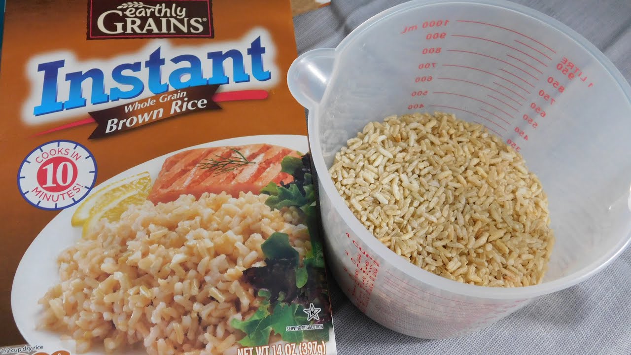 instant brown minute rice