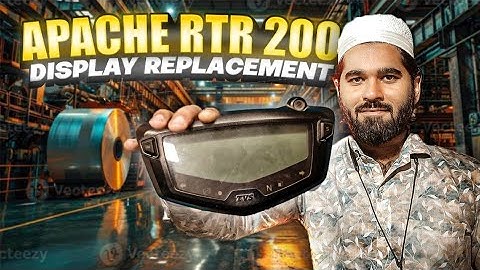 TVS Apache RTR 200 Display Replacement