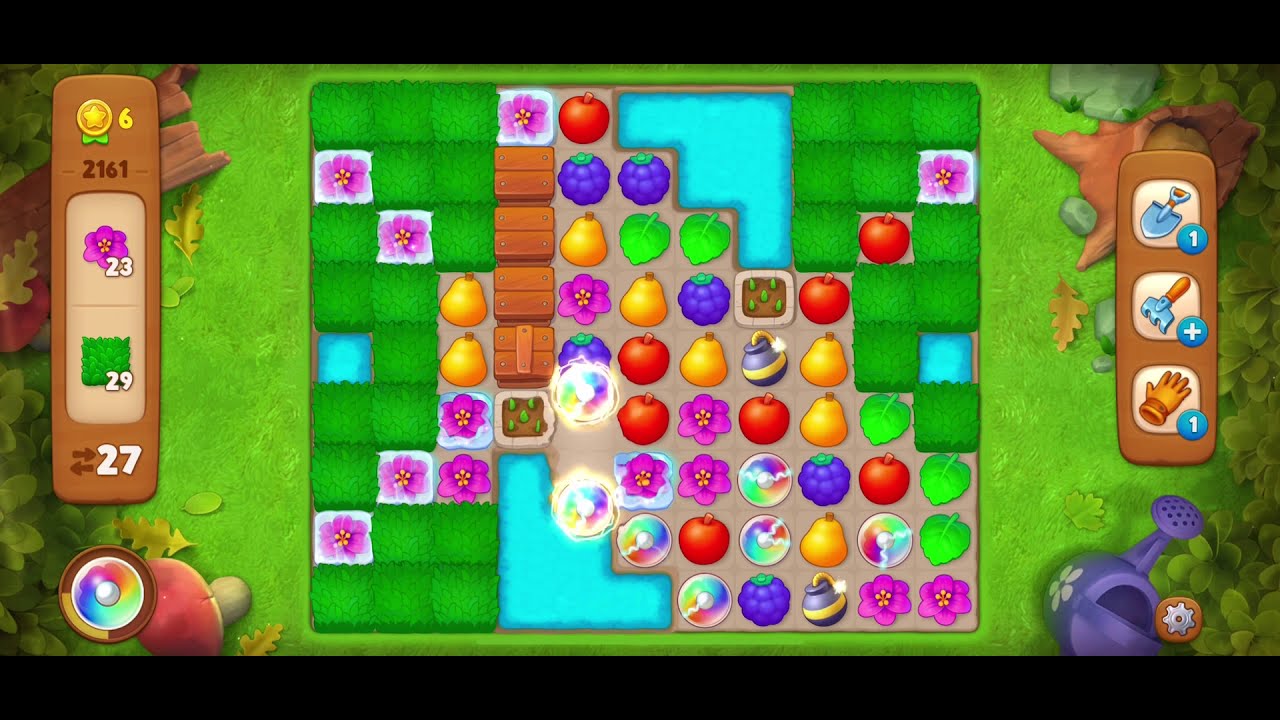 Gardenscapes Double Rainbow Blast Explosion