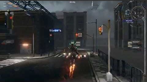 City Simulation (Ironman as player) (Unity Engine)