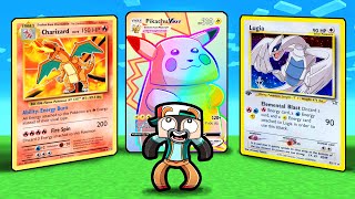 Pixelmon but Pokemon Cards Choose MY TEAM! (Minecraft)