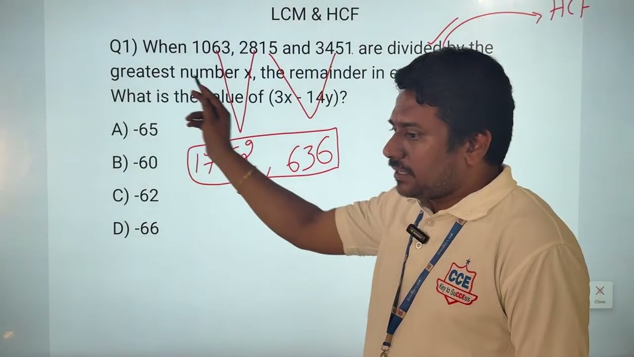 Arithmetic- LCM & HCF NTPC Graduation by Hari sir