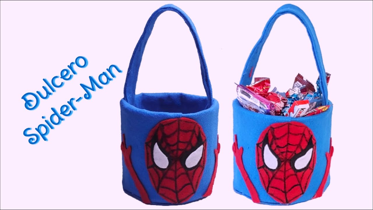 marco bordillo intervalo DULCERO SPIDER MAN 🕷️ HOMBRE ARAÑA 🕸️ CUMPLEAÑOS 🎂 RECICLAJE ♻️ DIY  MANUALIDADES PARA CUMPLEAÑOS ✂️ - YouTube