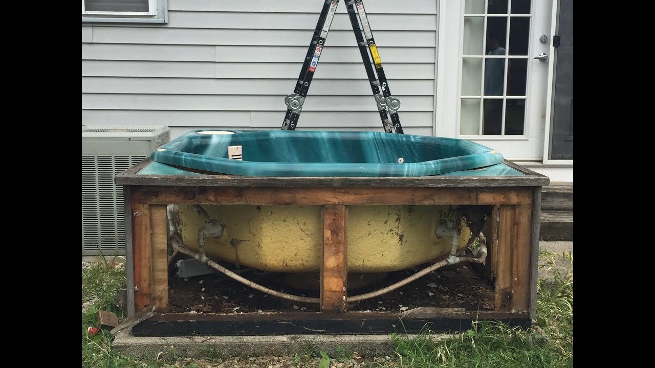 My Diy Hot Tub Rebuild Youtube