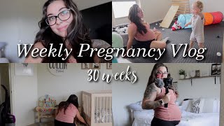 Pregnancy complications, struggles &amp; new baby items!! | 30 WEEKS PREGNANT VLOG