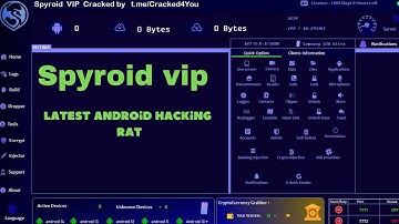 Spyroid VIP Android RAT 2025 | FUD Build | Bypass Google Protect |Live Cam, Mic, Keylogger, GPS,File