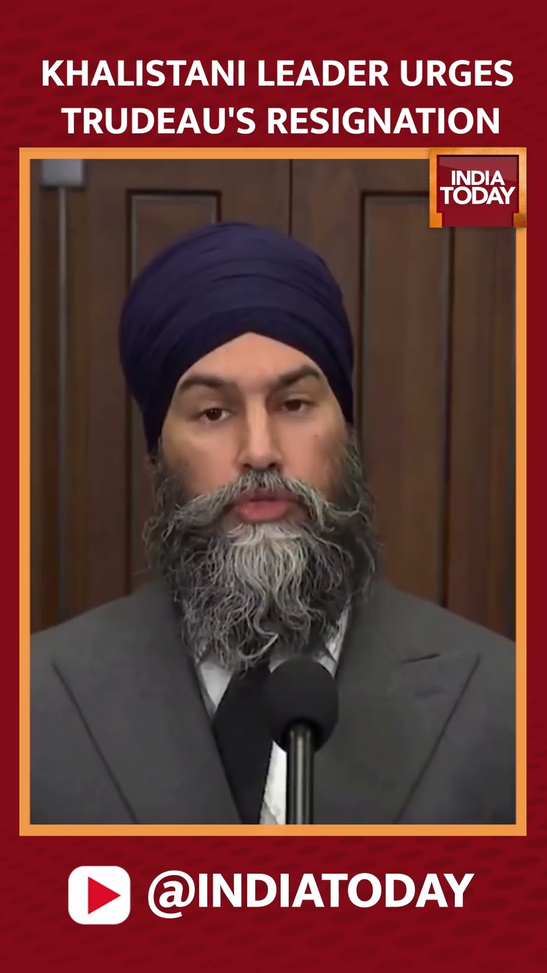 Jagmeet Singh Urges Trudeau To Resign After Deputy Quits Over Trump Tariff Dispute #shorts #trudeau