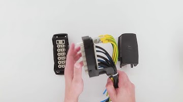 HARTING Han Eco® Modular 24 Snap - montáž