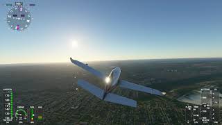Microsoft Flight Simulator 2020. Полет над Луганском