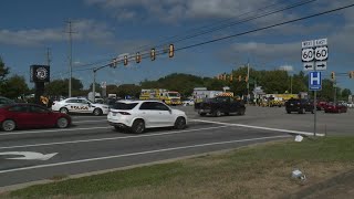 SCENE VIDEO: West lanes of Midlothian Turnpike shut down after crash near Courthouse Road