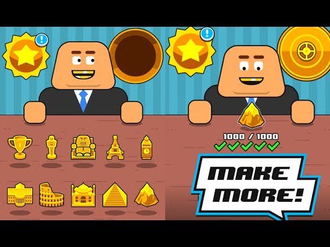 Make More - Все трофеи \ Все роботы \ Уровень 1000 \ GamePlay