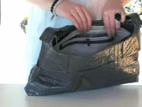 Matt & Nat Vegane Tasche Kaneko in grau