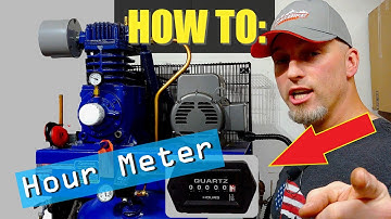 Quincy QP5 Compressor | HOW TO | Hour Meter Install