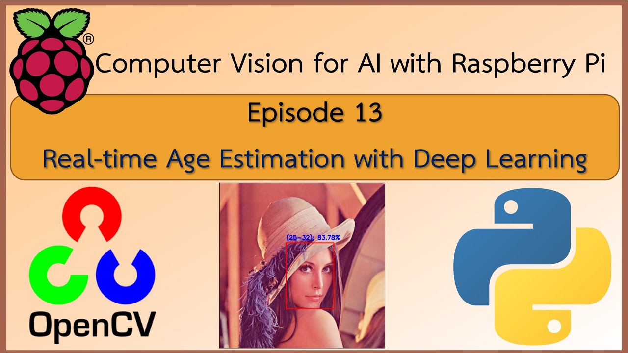 EP13 Computer Vision for AI: Real-time Age Estimation with Deep Learning