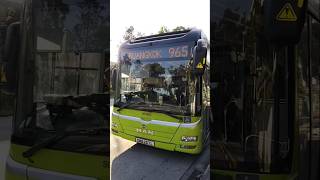 Friendly BC! 2011 Man NL323F batch 1 euro 5 on service 965 departing bus stop [SMB257L]