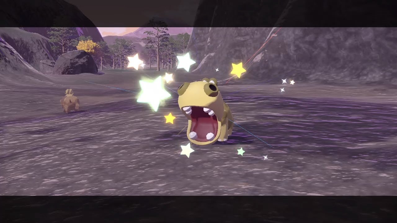 Shiny Hippopotas in Legends Arceus - YouTube