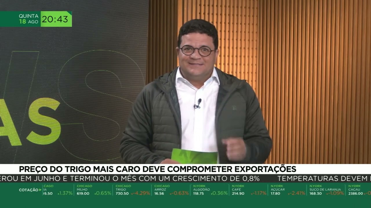 PREÇO DO TRIGO MAIS CARO DEVE COMPROMETER EXPORTAÇÕES