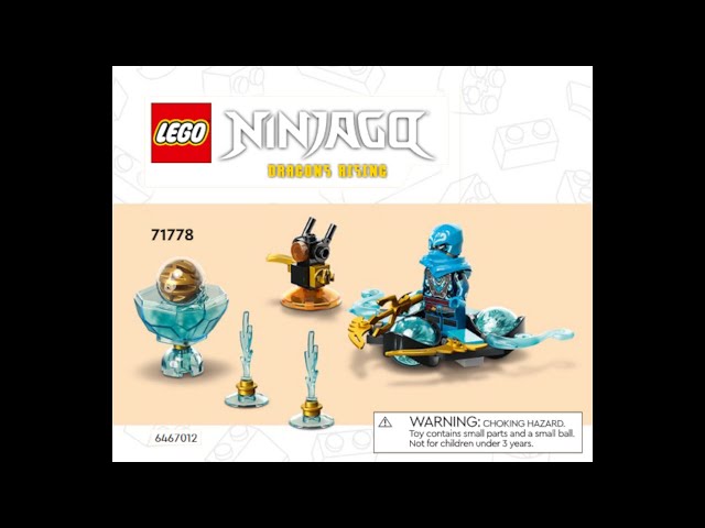 LEGO Instructions | NINJAGO | 71778 | Nya's Dragon Power Spinjitzu