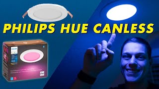 Philips Hue Canless Thin Downlight Review: Smart Pancake Lights!