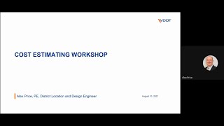 Salem District Cost Estimating Workshop 8-10-2021