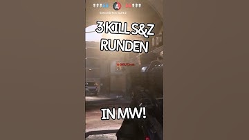 3 KILL S&Z Runden in MW! 🤩