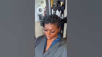 Curls and waves 🐐 #hair #pixiehaircut #pincurls