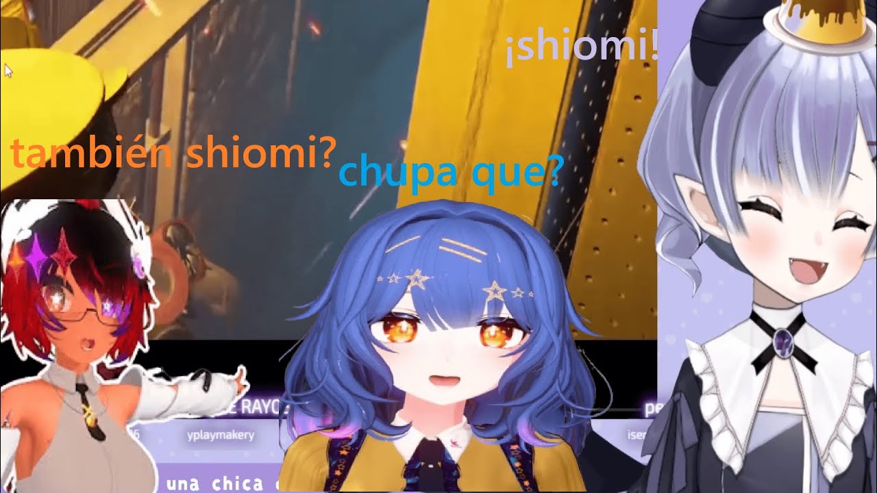 neiro, night y misuki reaccionan al chupa chupa de shiomi