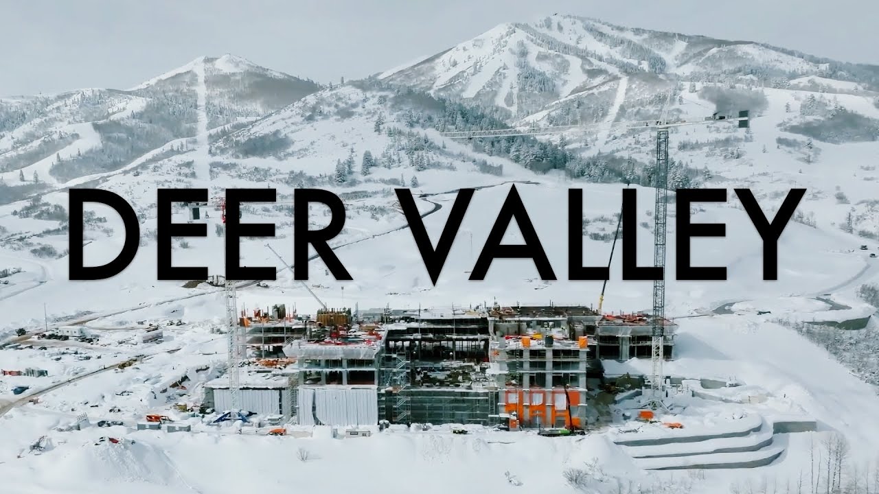 Mayflower Mountain Resort (March 2023) Park City, Utah / Drone