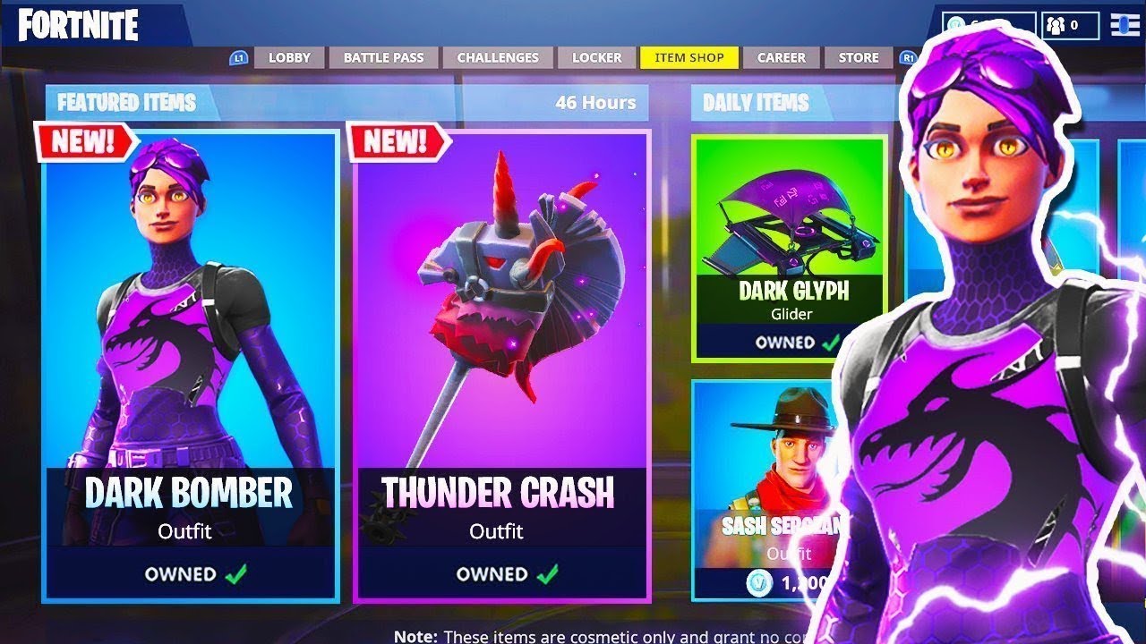 *NEW* DARK BOMBER SKIN BUNDLE in Fortnite! FREE SKINS to Subscribers! (Fortnite Battle Royale LIVE)