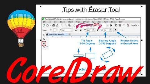 Corel Draw Tips & Tricks Tips on the ERASER TOOL
