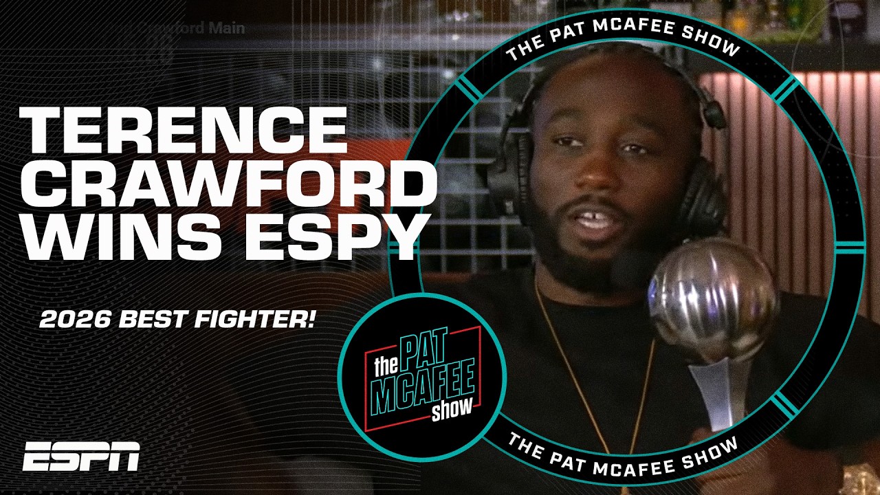 Terence 'Bud' Crawford is The 2026 ESPYS Best Fighter 🏆 | The Pat McAfee Show