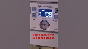 como quitar error 108 dando presión