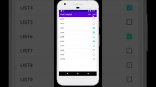 Simple Checkable Listview Example Using Actionmode