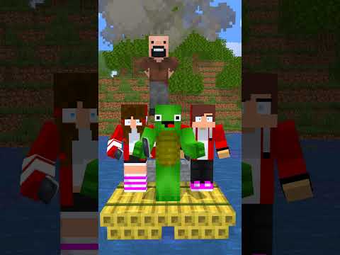 Nokia Water Drop Test - JJ and Mikey Maizen Minecraft Animation #maizen #minecraft #shorts