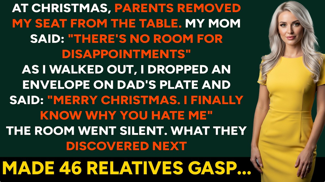 No Seat For Disappointments, My Parents Said, Removing My Seat At Christmas Dinner—So I Said..