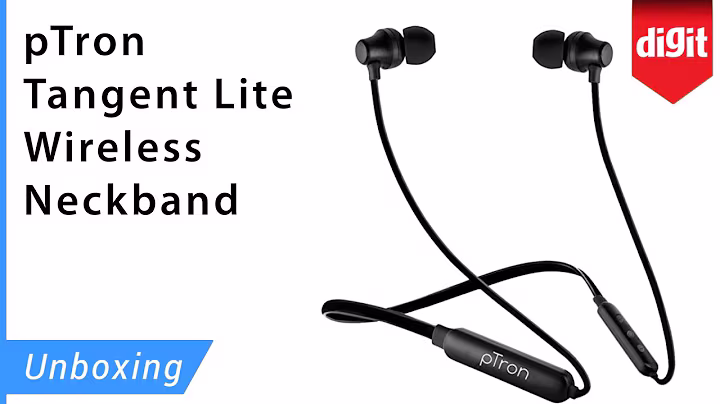 pTron Tangent Lite Wireless Neckband Unboxing