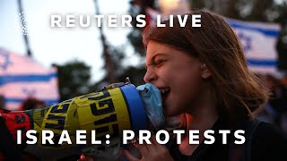 LIVE: Protesters in Tel Aviv demand hostages' release