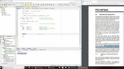 MPLAB X and PIC16F84A configure tri-state register TRISB