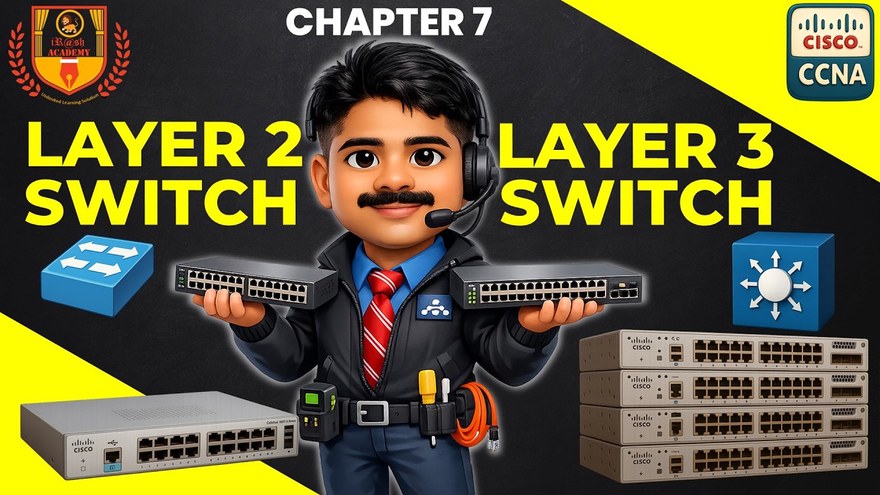 ⁣❤❤What is the difference between Layer 2 and Layer 3 Switches? | CCNA 200-301❤❤