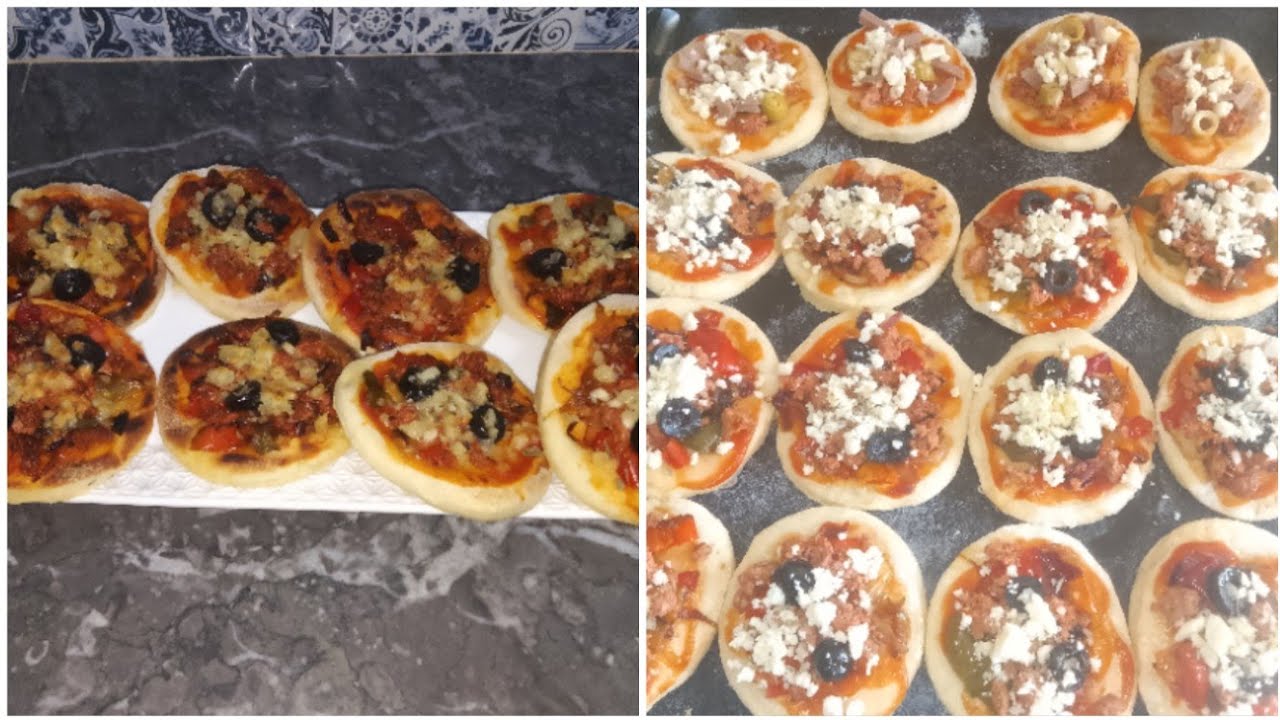 ميني بيتزا بالكفتة 🍕 روعة في مائدة رمضان 🌙