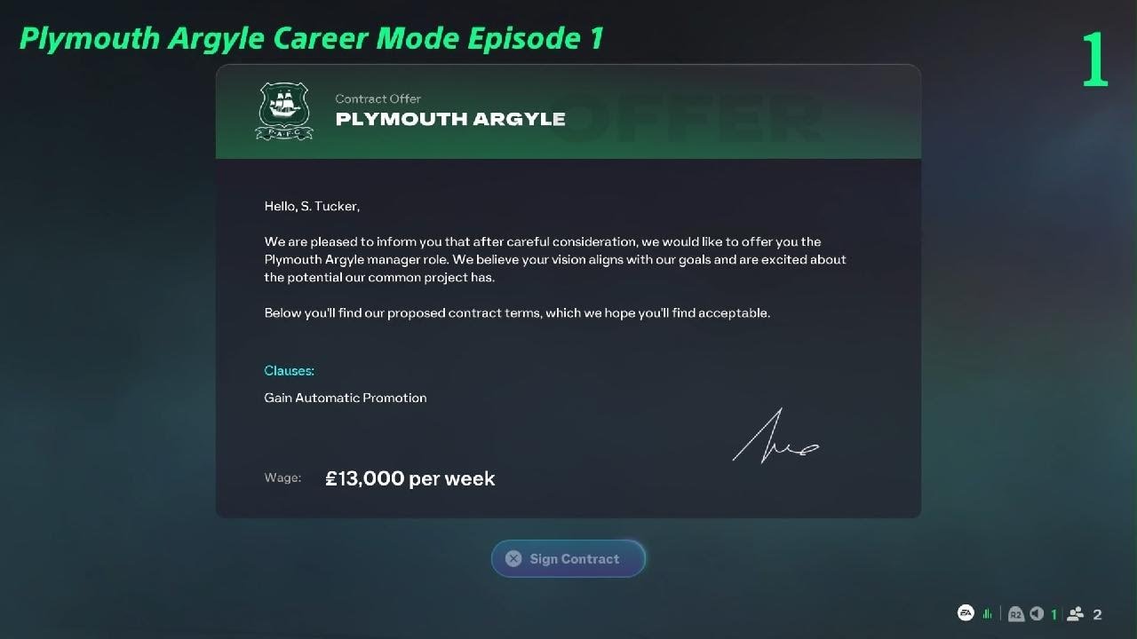 Plymouth Argyle Career Mode Episode 1!