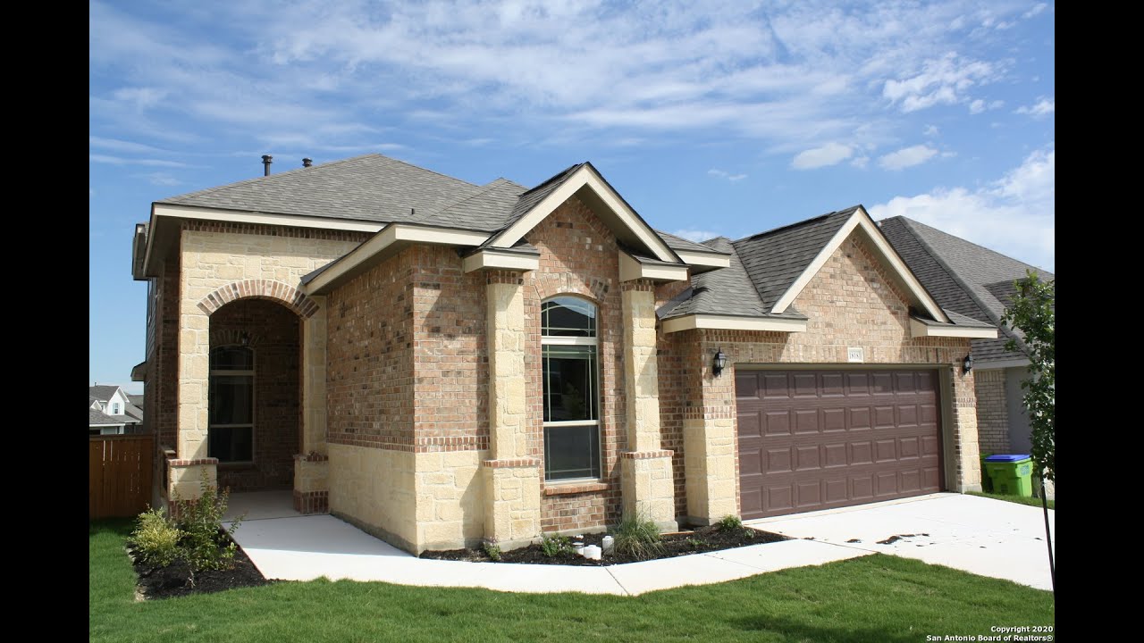San Antonio Homes Arcadia Ridge New Leaf Homes Home Tour YouTube