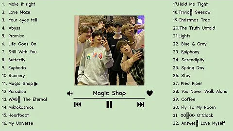 BTS Playlist Study, Sleeping Playlist (New Playlist)