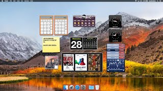 Dashboard Widgets On Desktop macOS High Sierra