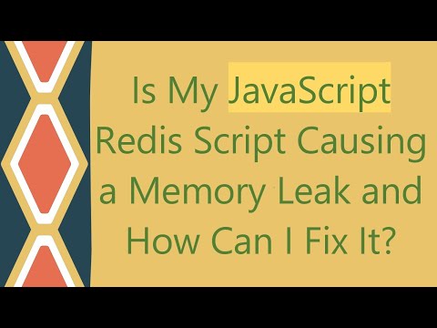 Is My JavaScript Redis Script Causing a Memory Leak and How Can I Fix It?