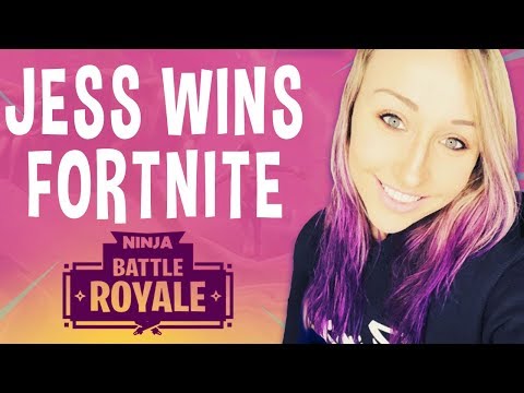 Jess Wins First Fortnite Game!! – Fortnite Battle Royale Gameplay – Ninja