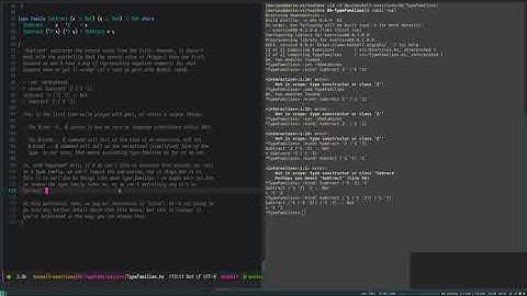 Haskell TypeFamilies exercises (1 to 7)