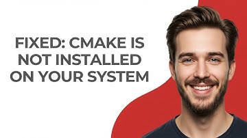 Cmake Is Not Installed On Your System - UPDATED!